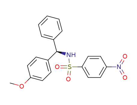 Benzenesulfonamide, N-[(R)-(4-methoxyphenyl)phenylmethyl]-4-nitro-