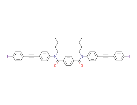 <i>N</i>,<i>N</i>'-dibutyl-<i>N</i>,<i>N</i>'-bis-[4-(4-iodo-phenylethynyl)-phenyl]-terephthalamide