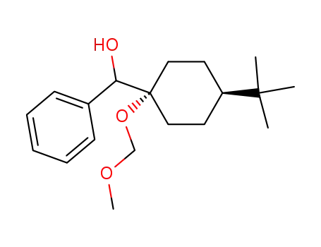 Molecular Structure of 89726-85-2 (Benzenemethanol,
a-[4-(1,1-dimethylethyl)-1-(methoxymethoxy)cyclohexyl]-, trans-)