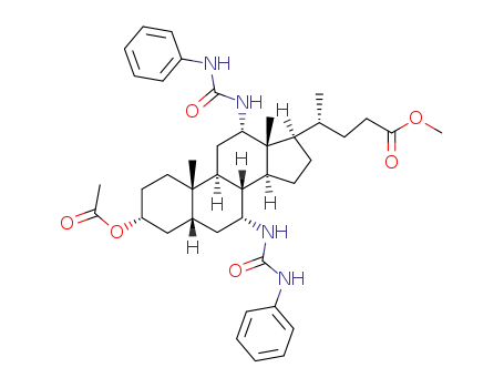 methyl 3α-acetoxy-7α,12α-di[(phenylaminocarbonyl)amino]-5β-cholan-24-oate