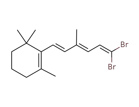 2-((1E,3E)-6,6-Dibromo-3-methyl-hexa-1,3,5-trienyl)-1,3,3-trimethyl-cyclohexene