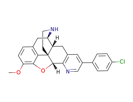 5'-(4-chlorophenyl)-6,7-didehydro-4,5α-epoxy-3-methoxypyrido[2',3':6,7]morphinan