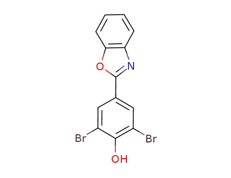 Molecular Structure of 1004983-96-3 (2-(3′,5′-dibromo-4′-hydroxyphenyl)-1,3-benzoxazole)