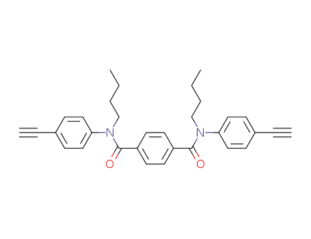 <i>N</i>,<i>N</i>'-dibutyl-<i>N</i>,<i>N</i>'-bis-(4-ethynyl-phenyl)-terephthalamide