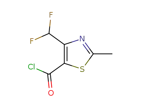 5- 티아 졸 카르 보닐 클로라이드, 4- (디 플루오로 메틸) -2- 메틸-(9Cl)