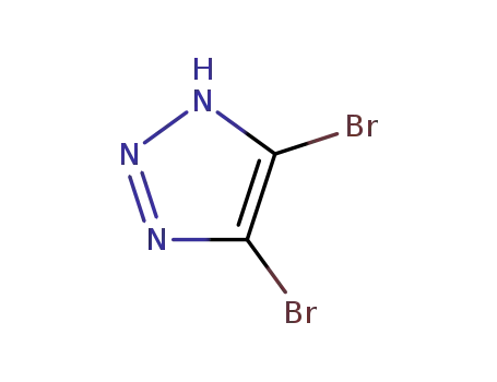 Molecular Structure of 15294-81-2 (4,5-DIBROMO-1H-1,2,3-TRIAZOLE)