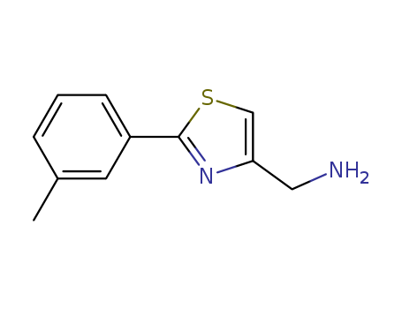 C-(2-m-Tolyl-thiazol-4-yl)-methylamine