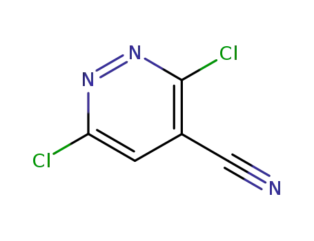Molecular Structure of 35857-93-3 (3,6-Dichloropyridazine-4-carbonitrile)