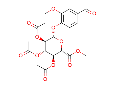 4-ForMyl-2-메톡시페닐 β-D-글루코피라노시두론산 트리아세테이트 메틸 에스테르