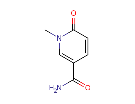 Molecular Structure of 701-44-0 (1-methyl-6-oxo-pyridine-3-carboxamide)
