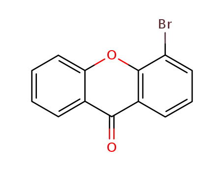 Molecular Structure of 861548-92-7 (4-bromoxanthone)