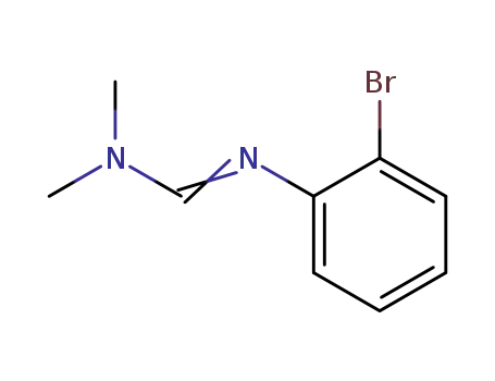 Molecular Structure of 53746-69-3 (N2-(2-Bromophenyl)-N1,N1-dimethylformamidine)