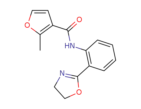 N-(2-(4,5-dihydrooxazol-2-yl)phenyl)-2-methylfuran-3-carboxamide