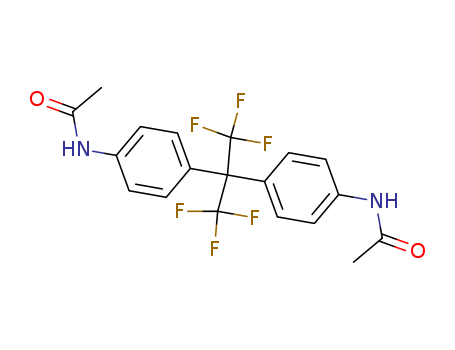 Molecular Structure of 1104-76-3 (Acetamide,
N,N'-[[2,2,2-trifluoro-1-(trifluoromethyl)ethylidene]di-4,1-phenylene]bis-)
