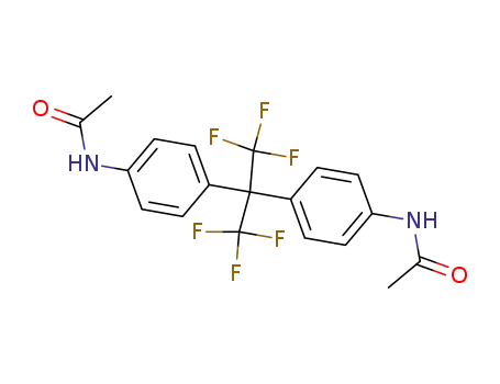 Molecular Structure of 1104-76-3 (Acetamide,
N,N'-[[2,2,2-trifluoro-1-(trifluoromethyl)ethylidene]di-4,1-phenylene]bis-)