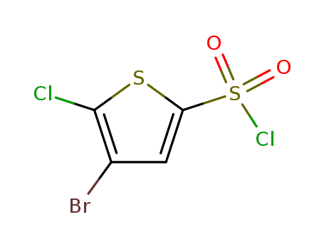 4-BROMO-5-CHLOROTHIOPHENE-2-SULFONYL CHLORIDE  CAS NO.166964-35-8