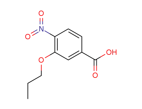Molecular Structure of 875846-16-5 (3-propyloxy-4-nitrobenzoic acid)