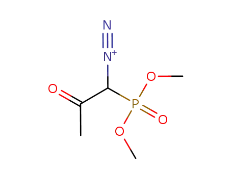 Molecular Structure of 815610-17-4 (dimethyl diazo-2-oxopropylphosphonate)