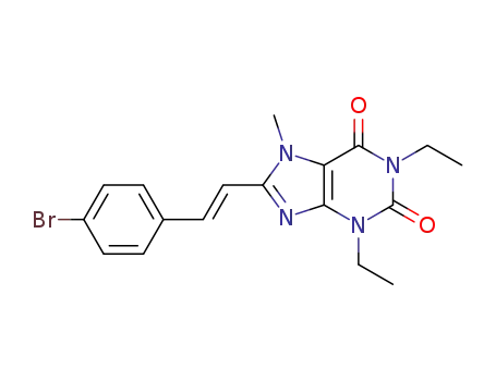 (E)-8-(4-Bromostyryl)-1,3-diethyl-7-methylxanthine