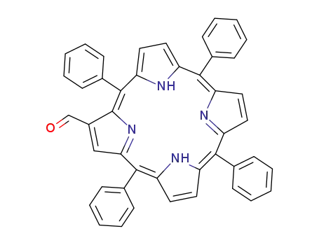 Molecular Structure of 71159-98-3 (2-Formyl-21,23-dihydro-5,10,15,20-tetraphenylporphyrin)