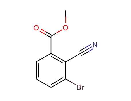 Benzoic acid, 3-broMo-2-cyano-, Methyl ester