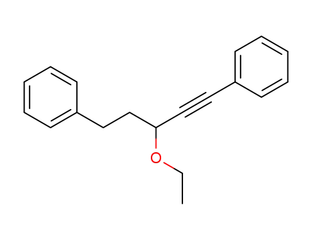 Benzene, 1,1'-(3-ethoxy-1-pentyne-1,5-diyl)bis-