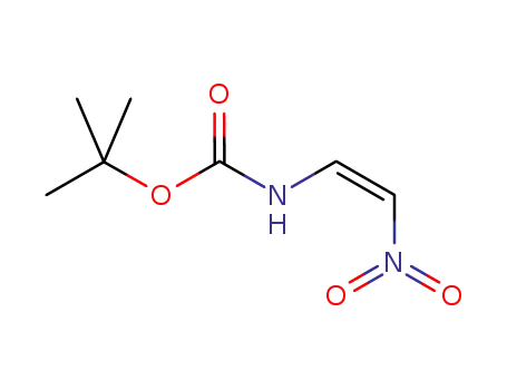 Molecular Structure of 1273559-19-5 (((Z)-2-nitrovinyl)carbamic acid tert-butyl ester)