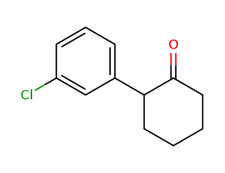 Molecular Structure of 32248-31-0 (Cyclohexanone, 2-(3-chlorophenyl)-)
