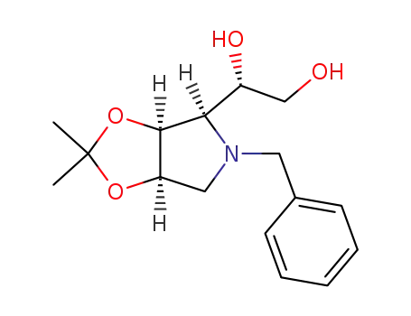 (S)-1-((3aS,4R,6aR)-5-benzyl-2,2-dimethyltetrahydro-4H-[1,3] dioxolo[4,5-c]pyrrol-4-yl)ethane-1,2-diol
