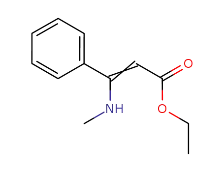 2-Propenoic acid, 3-(methylamino)-3-phenyl-, ethyl ester