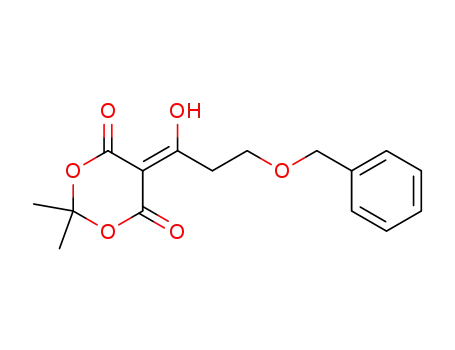 5-(3'-Benzyloxy-1'-hydroxypropylidene)-2,2-dimethyl-1,3-dioxan-4,6-dione