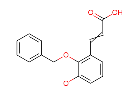 2-Benzyloxy-3-methoxy-zimtsaeure