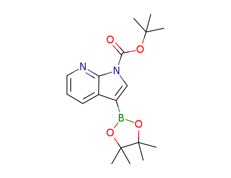 tert-butyl 3-(4,4,5,5-tetramethyl-1,3,2-dioxaborolan-2-yl)pyrrolo[2,3-b]pyridine-1-carboxylate