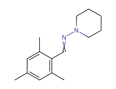 1-피페리딘아민,N-[(2,4,6-트리메틸페닐)메틸렌]-(9CI)