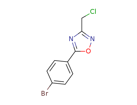 5-(4-BROMOPHENYL)-3-(CHLOROMETHYL)-1,2,4-OXADIAZOLE