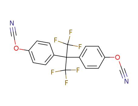 Molecular Structure of 32728-27-1 (4,4'-BIS(TRIFLUOROMETHYL)METHYLENEDIPHENYL CYANATE)