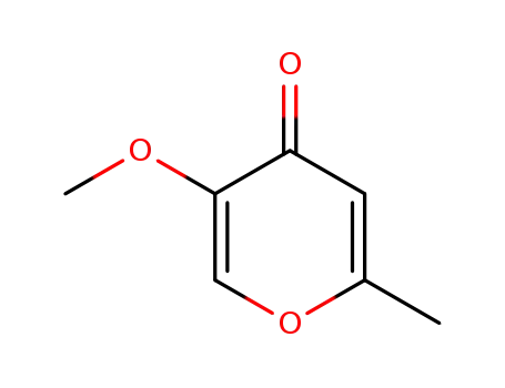 Molecular Structure of 6266-91-7 (5-methoxy-2-methyl-4H-pyran-4-one)