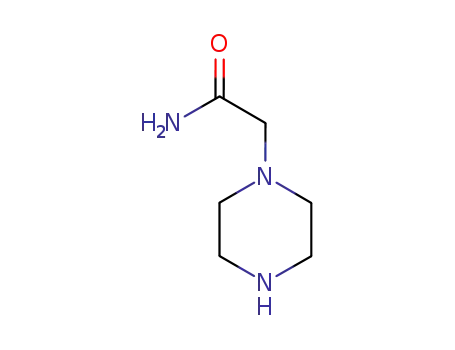 Molecular Structure of 55829-43-1 (2-PIPERAZINE-1-YL-ACETAMIDE)