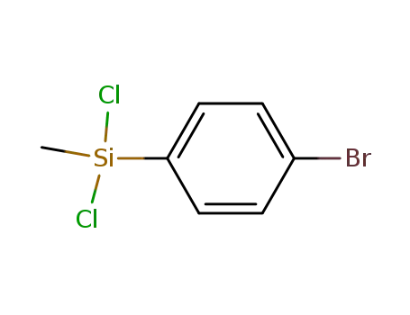 Molecular Structure of 18141-19-0 (Silane, (4-bromophenyl)dichloromethyl-)