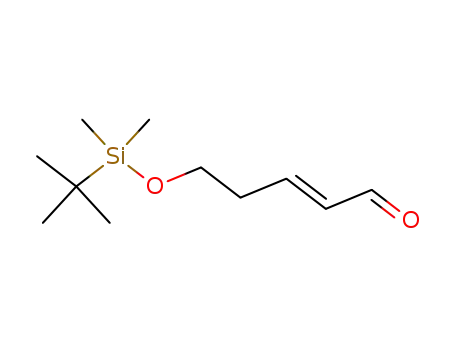 Molecular Structure of 118635-66-8 (2-Pentenal, 5-[[(1,1-dimethylethyl)dimethylsilyl]oxy]-, (2E)-)