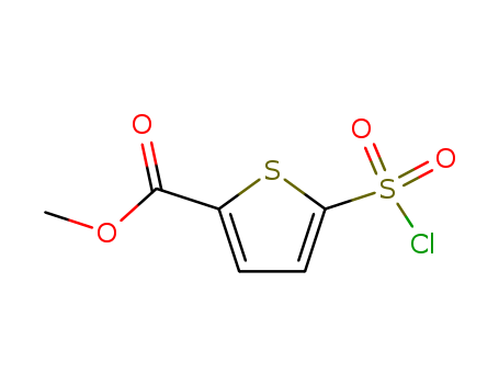 2-THIOPHENECARBOXYLIC ACID 5-(CHLOROSULFONYL)-,METHYL ESTER