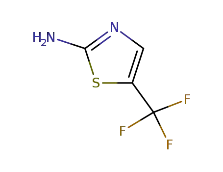 Molecular Structure of 169260-97-3 (5-(trifluoromethyl)thiazol-2-amine)