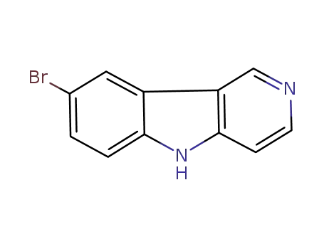 Molecular Structure of 1015460-56-6 (8-BROMO-5H-PYRIDO[4,3-B]INDOLE)