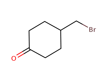 Molecular Structure of 197387-33-0 (Cyclohexanone, 4-(bromomethyl)-)