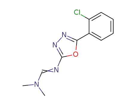 <i>N</i>'-[5-(2-chloro-phenyl)-[1,3,4]oxadiazol-2-yl]-<i>N</i>,<i>N</i>-dimethyl-formamidine