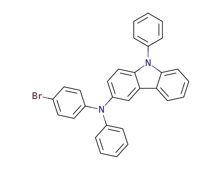 N-(4-bromophenyl)-N,9-diphenyl-9H-carbazol-3-amine