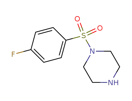 Molecular Structure of 27106-49-6 (1-[(4-FLUOROPHENYL)SULFONYL]PIPERAZINE)