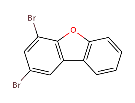 Molecular Structure of 133953-36-3 (Dibenzofuran, 2,4-dibromo-)
