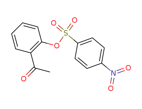 Molecular Structure of 55660-66-7 (2-acetylphenyl 4-nitrobenzenesulfonate)