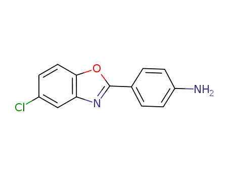 Molecular Structure of 293737-78-7 (4-(5-chloro-2-benzoxazolyl)Benzenamine)
